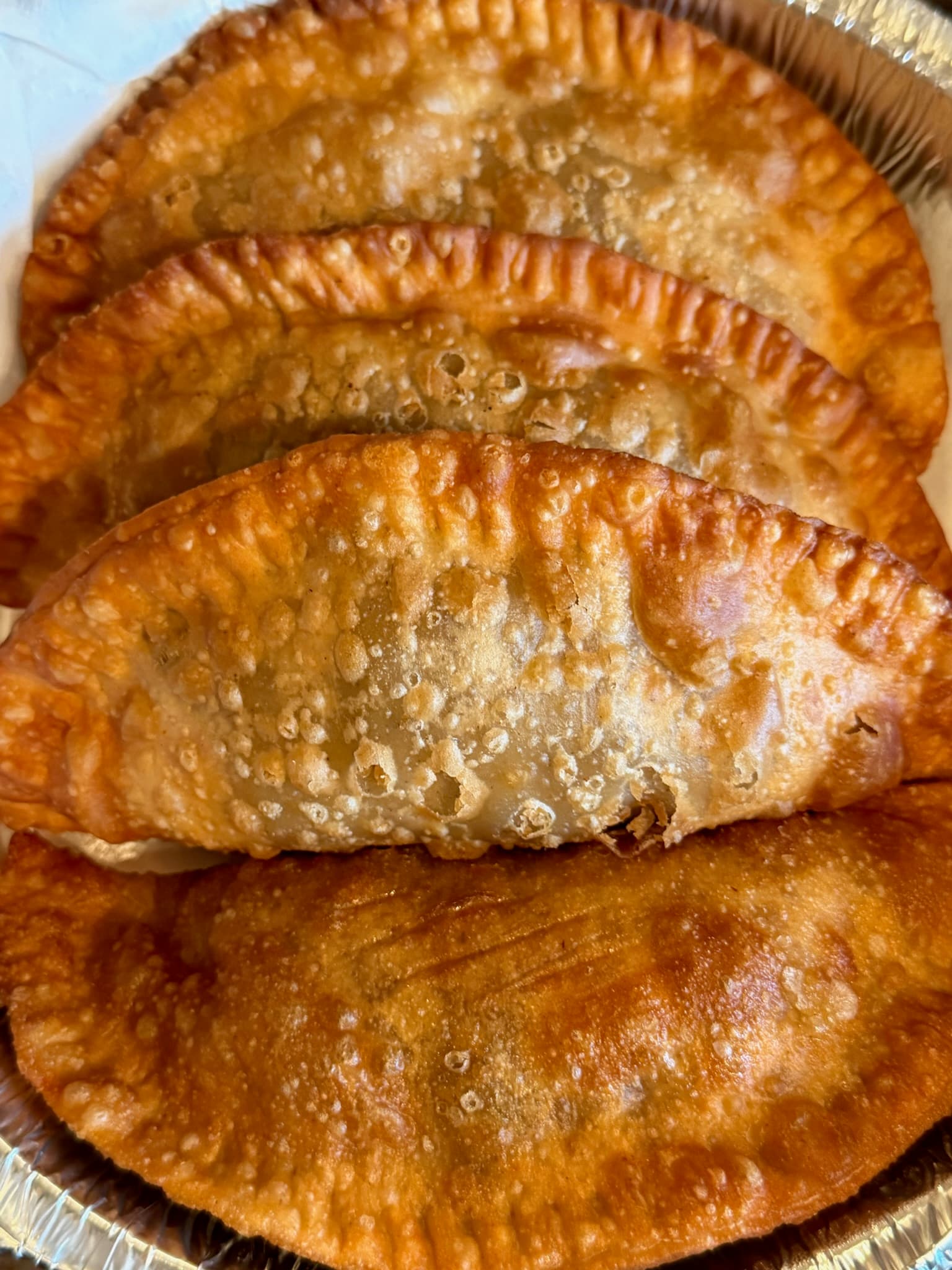 Golden homemade empanadas