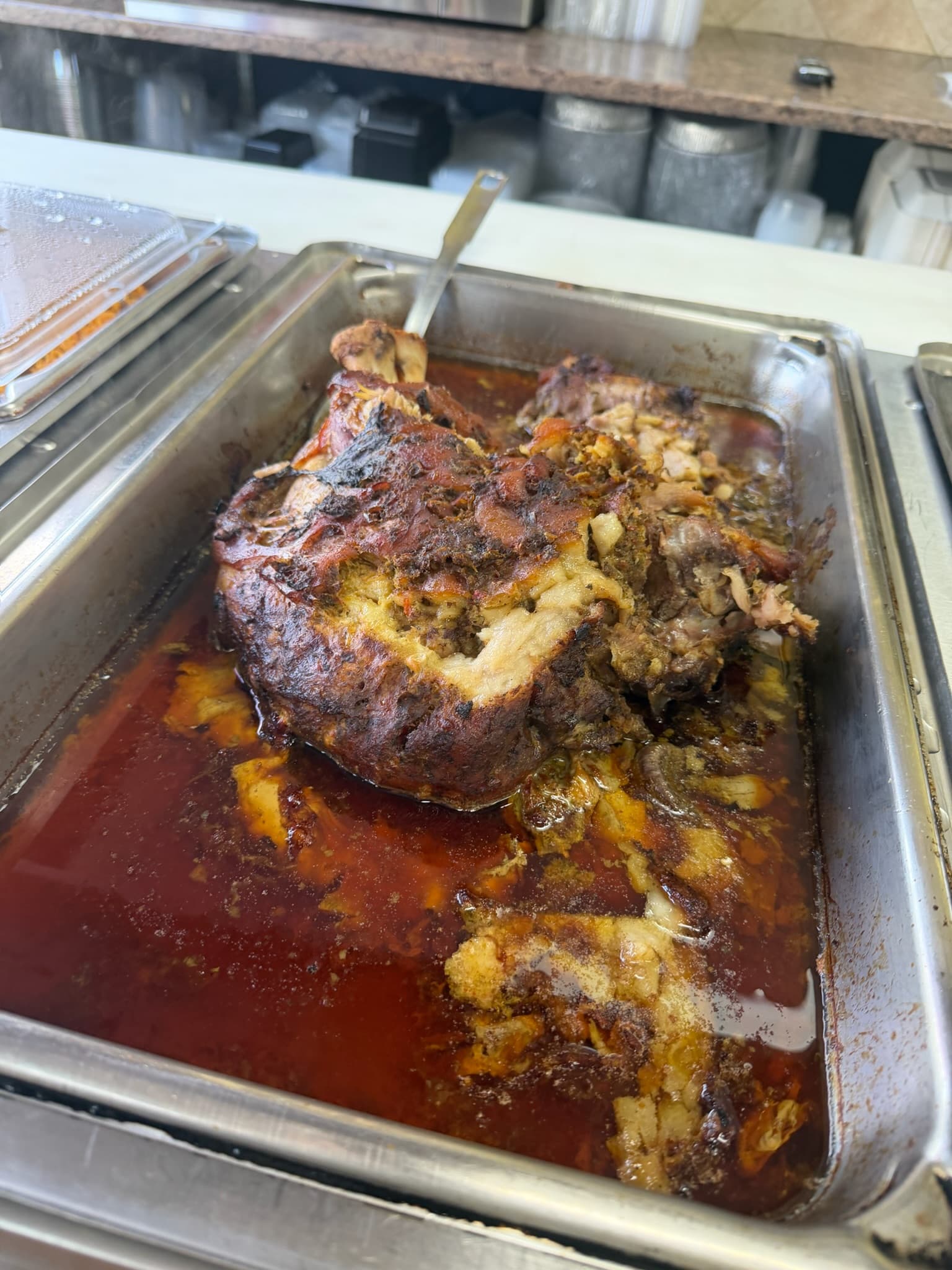 Slow-cooked pernil