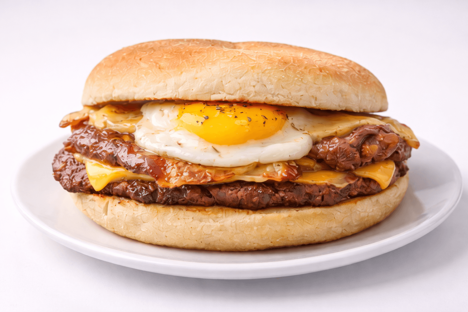 Egg, Cheese, Hash Brown, Meat of Choice