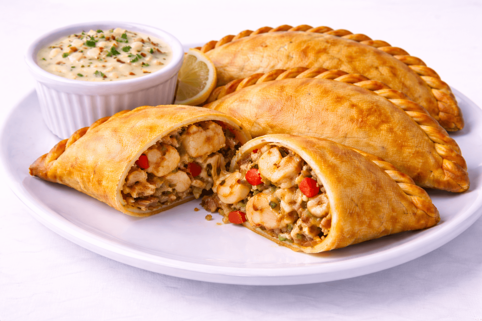 Garlic Shrimp Empanada